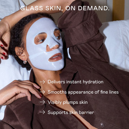 power mascarilla - glass skin korean lámina mascarilla