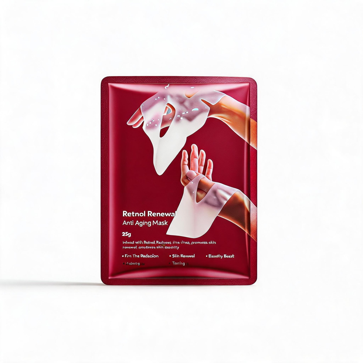 retinol renewal anti-aging lámina mascarilla