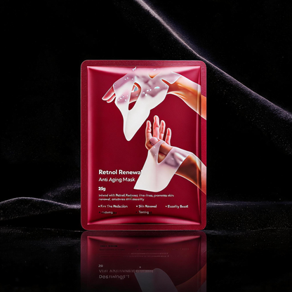 retinol renewal anti-aging lámina mascarilla