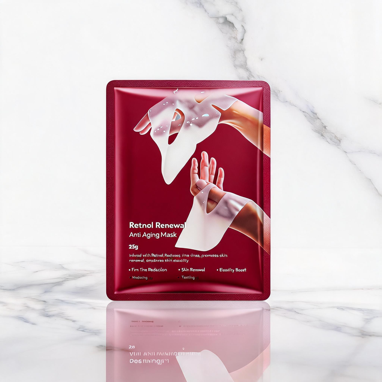 retinol renewal anti-aging lámina mascarilla