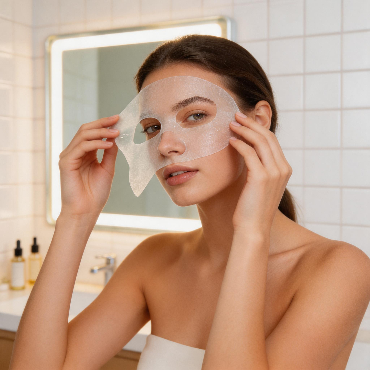 purifying tea tree oil clarifying lámina mascarilla