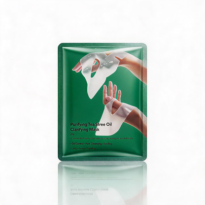 purifying tea tree oil clarifying lámina mascarilla
